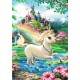 087651 Vafa unicorn in galop 30x20cm